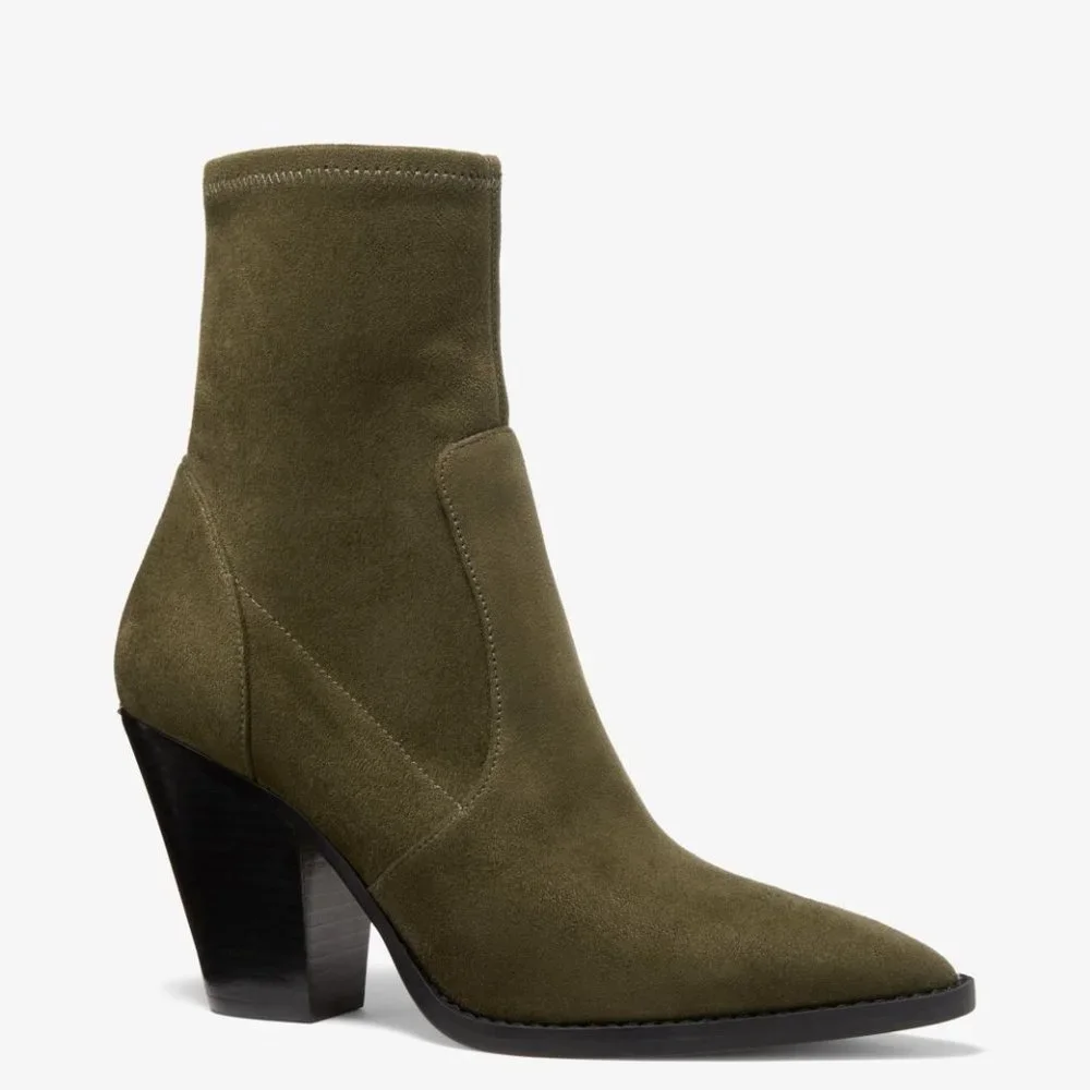 MICHAEL MICHAEL KORS Dover Faux Suede Ankle Boot - Picture 2 of 4